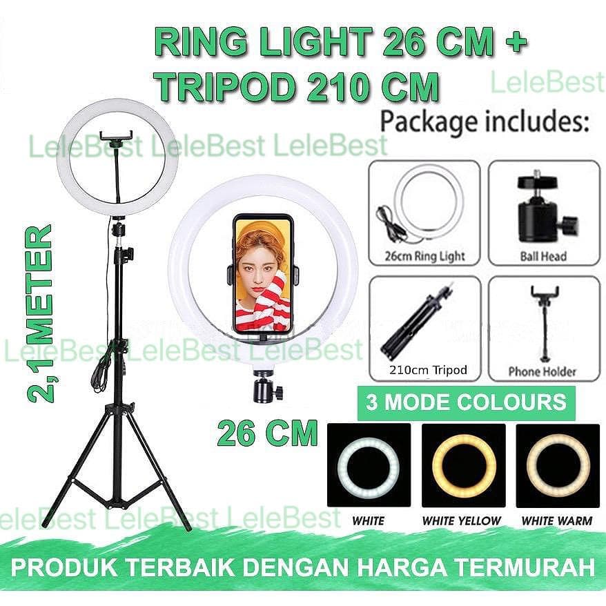 Review Ringlight 26cm + Tripod 2.1M: Wajib Punya Konten Kreator!