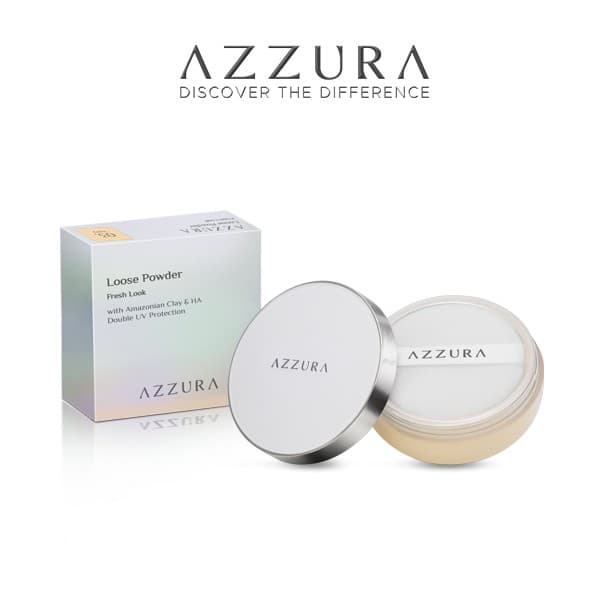Review AZZURA Loose Powder: Murah, Matte & Anti Kilap!