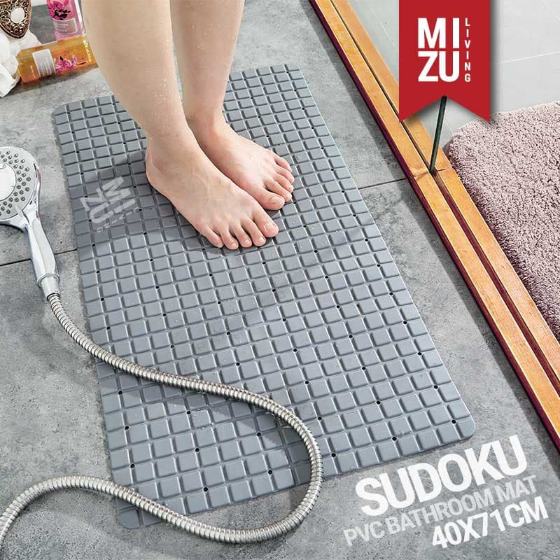 Review Keset Kamar Mandi SUDOKU PVC Anti Slip 40x70
