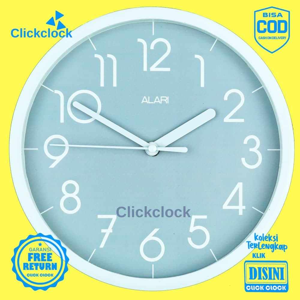 Review Jam Dinding Alari 1112: Minimalis, Murah, Kece?