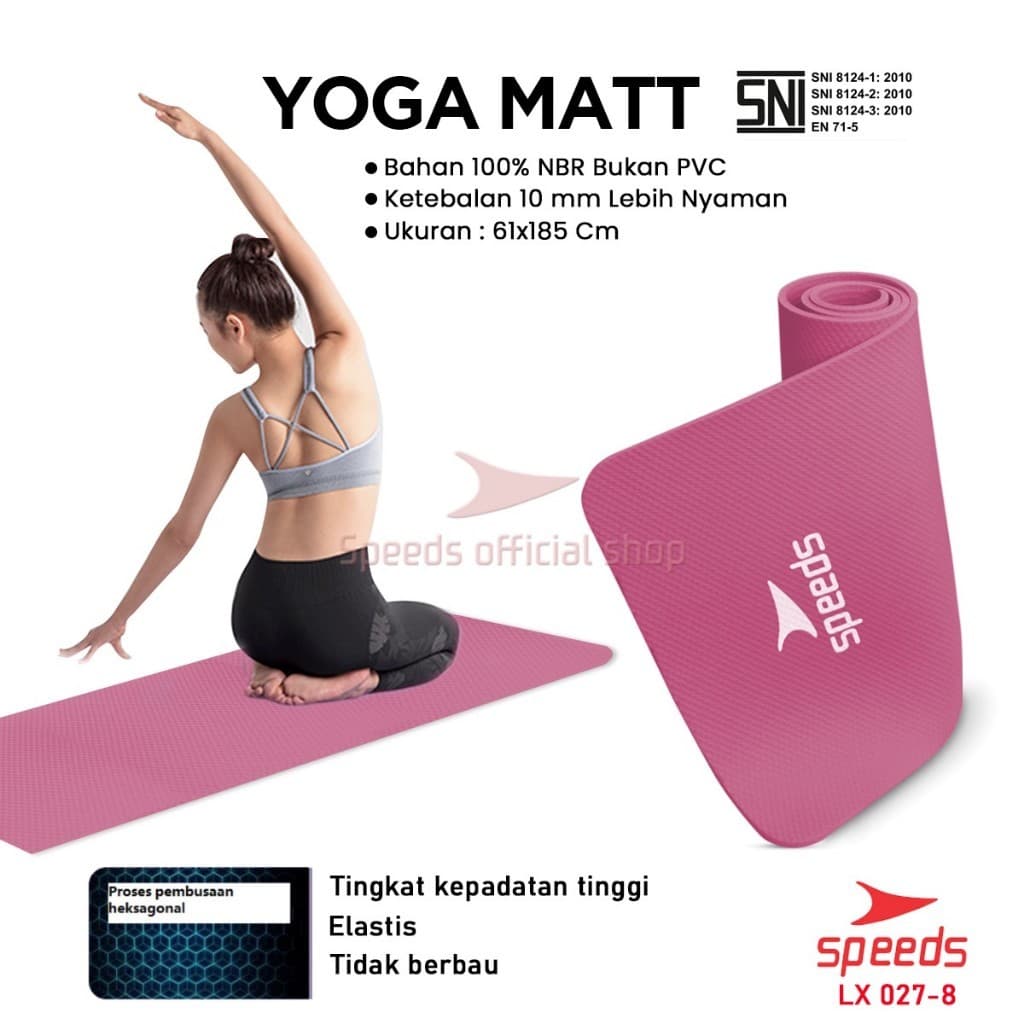 Review SPEEDS Yoga Mat 027-8: Solusi Lutut Jompo?