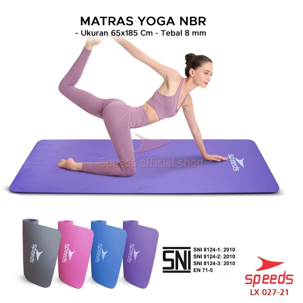 Review SPEEDS Matras Yoga 027-21: Anti-Slip & Anti-Sakit Punggung