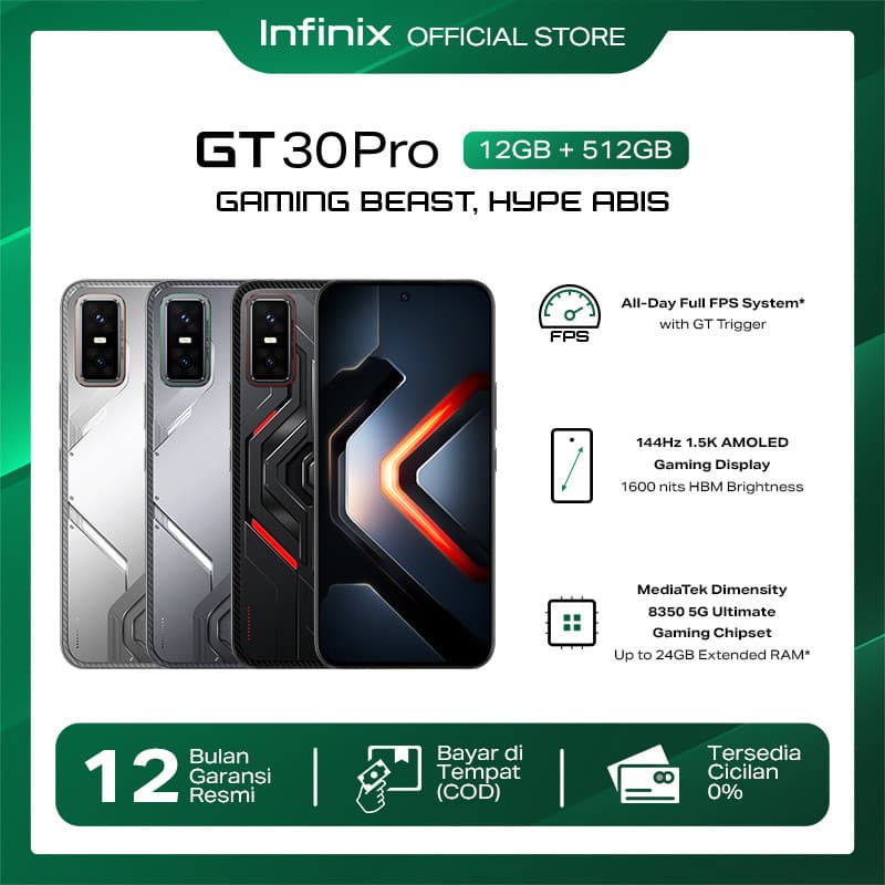 Review Infinix GT 30 Pro: Monster Gaming dengan Lampu Unik!