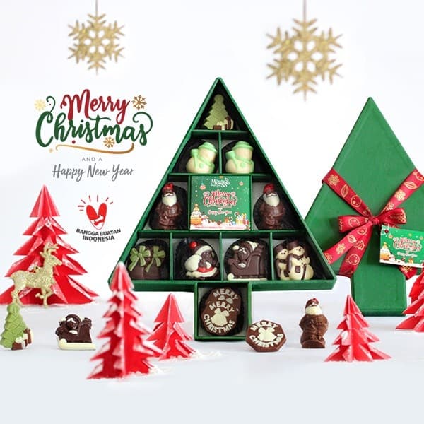 Chocolate Monggo Christmas Big Tree: Kado Natal Manis Penuh Kejutan