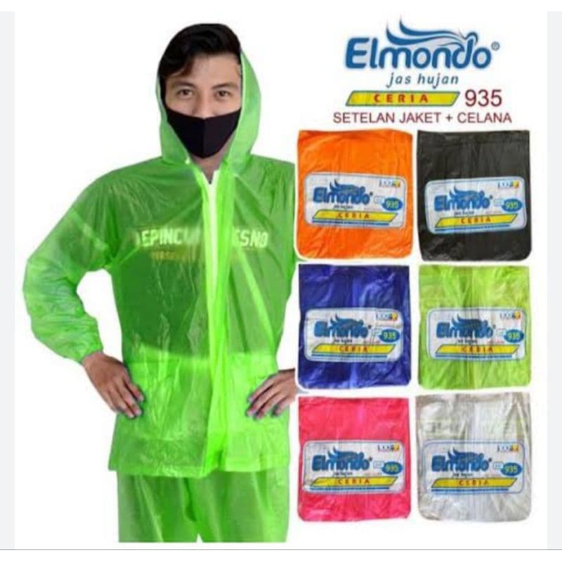 Review Jas Hujan Elmondo Ceria 935: Murah, Awet, Anti Basah!