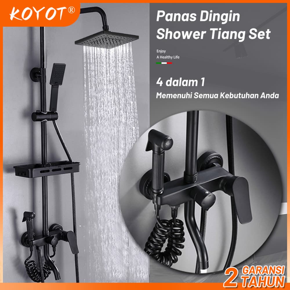 Review KOYOT Shower Set 4-in-1: Mandi Mewah, Harga Ramah?