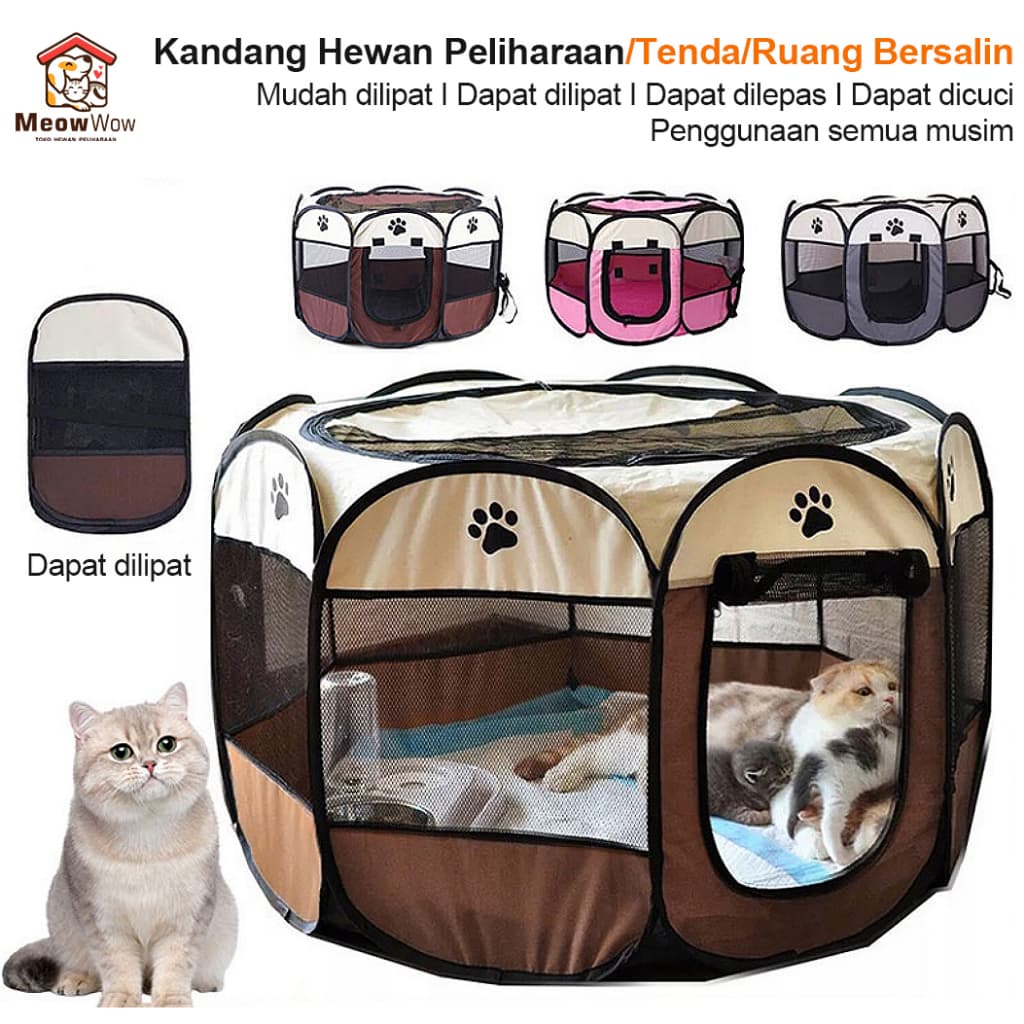 Review Kandang Lipat Tenda: Rumah Portable Anabul yang Praktis