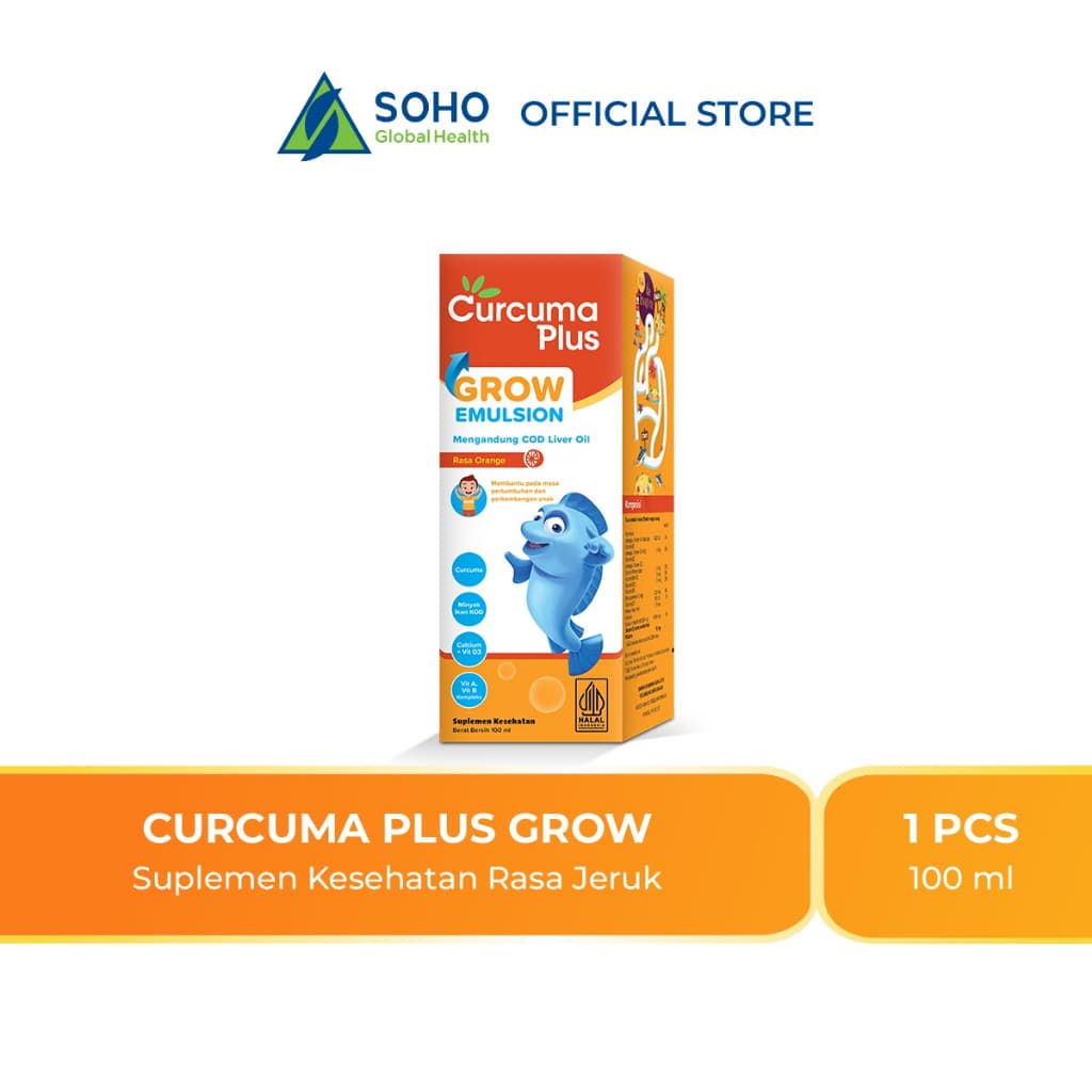 Review Curcuma Plus Grow Emulsion: Solusi Ampuh Atasi Anak Susah Makan?
