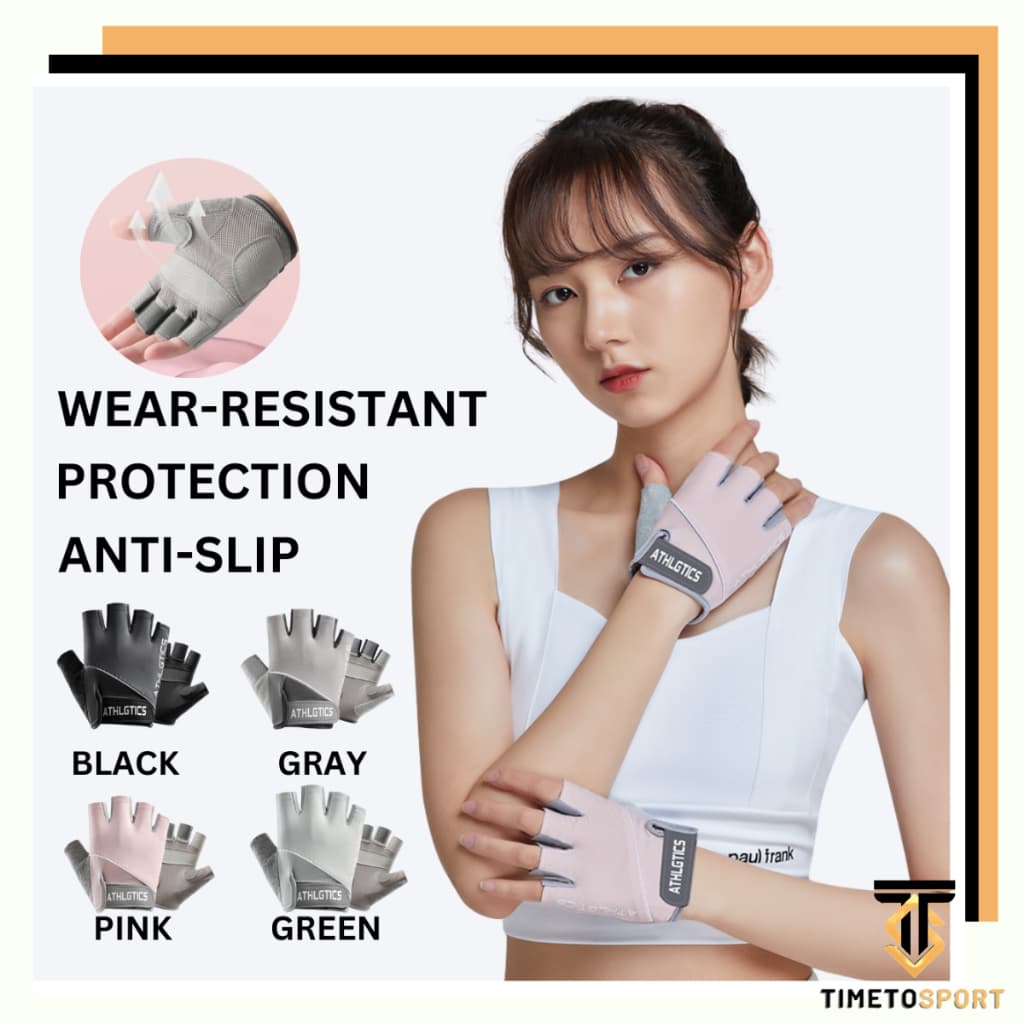 TIMETOSPORT 3012: Sarung Tangan Olahraga Anti-Slip & Bernapas