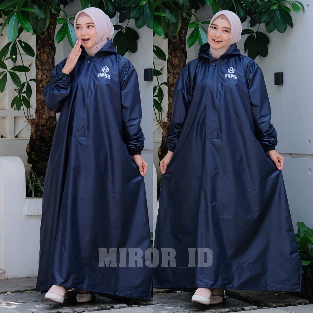 Review HANS Jas Hujan Gamis: Tetap Syar'i & Kering Meski Badai Melanda