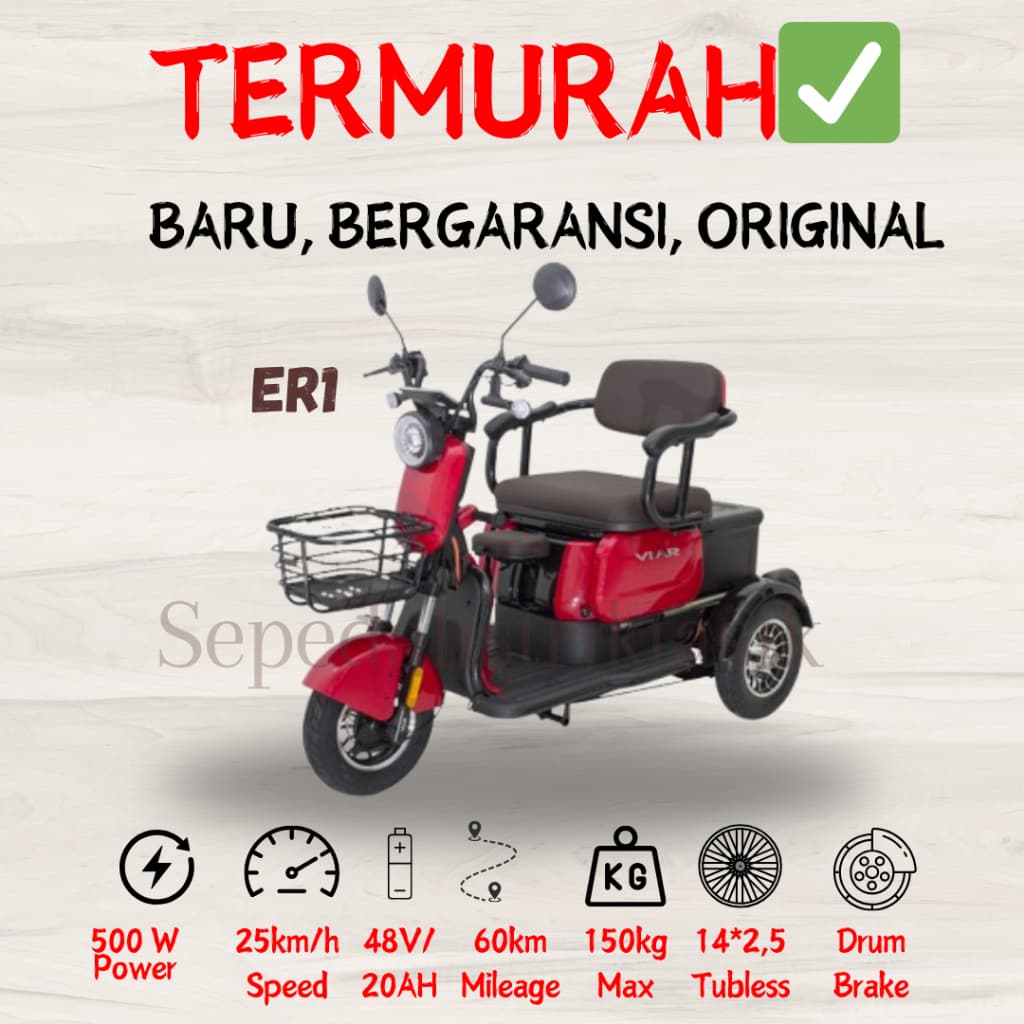 Review Viar ER1: Si Gesit Roda Tiga yang Bikin Iri Tetangga