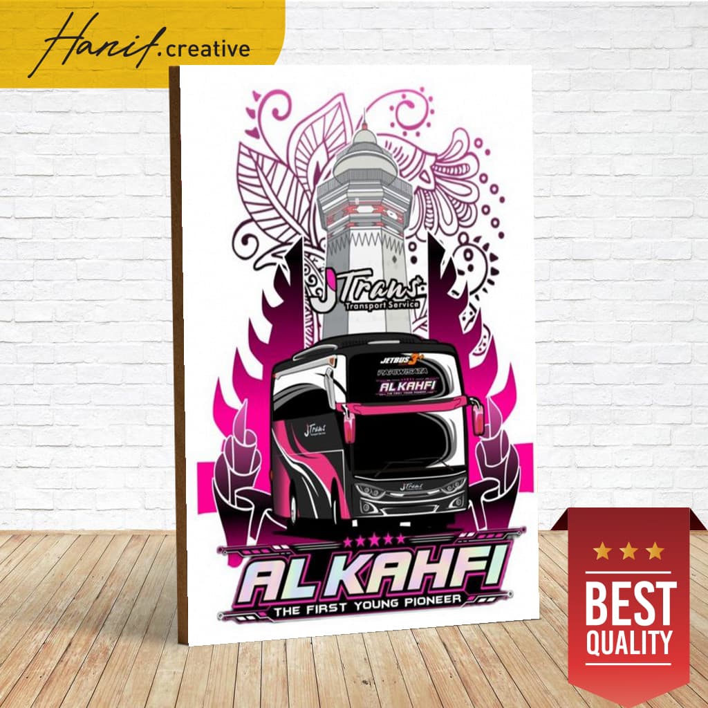 Review Poster Bus Telolet MDF: Hiasan Dinding Kekinian!