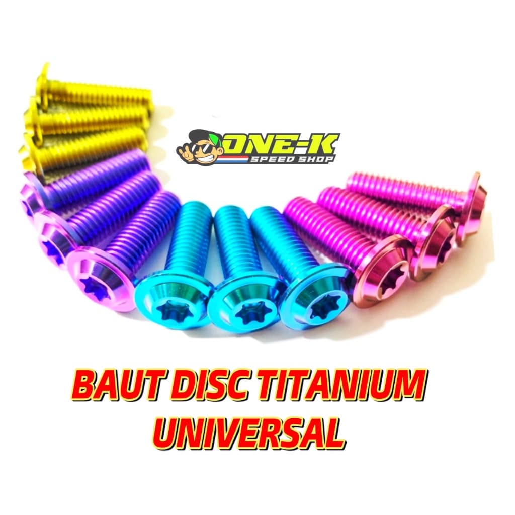 Baut Disc Titanium M8x25mm: Upgrade Ganteng Motor Yamaha Honda!