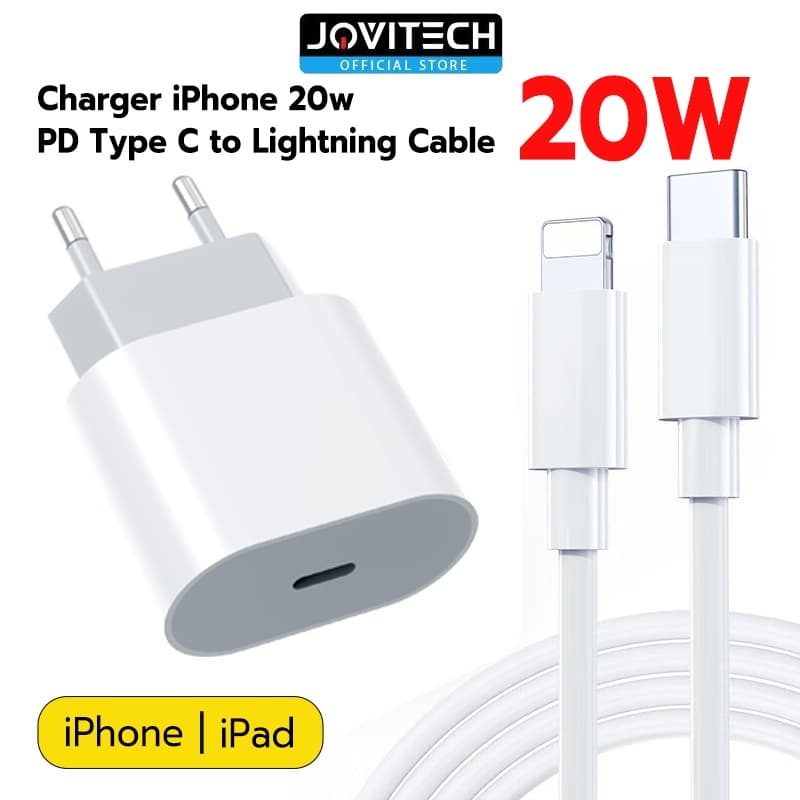 Review Jovitech CA01: Charger iPhone 20W Murah Tapi Ngebut!