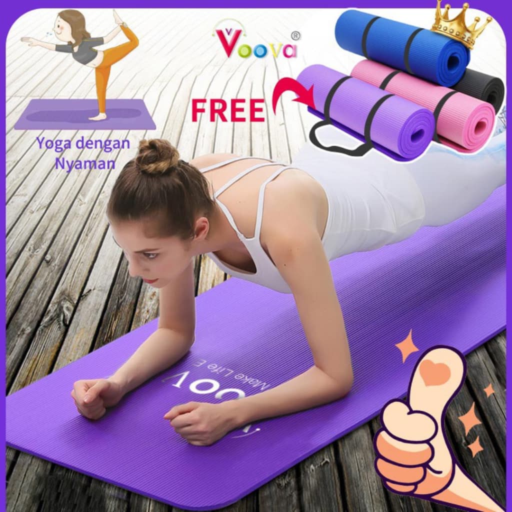 Review VOOVA Yoga Mat: Matras Anti-Slip Penyelamat Lutut