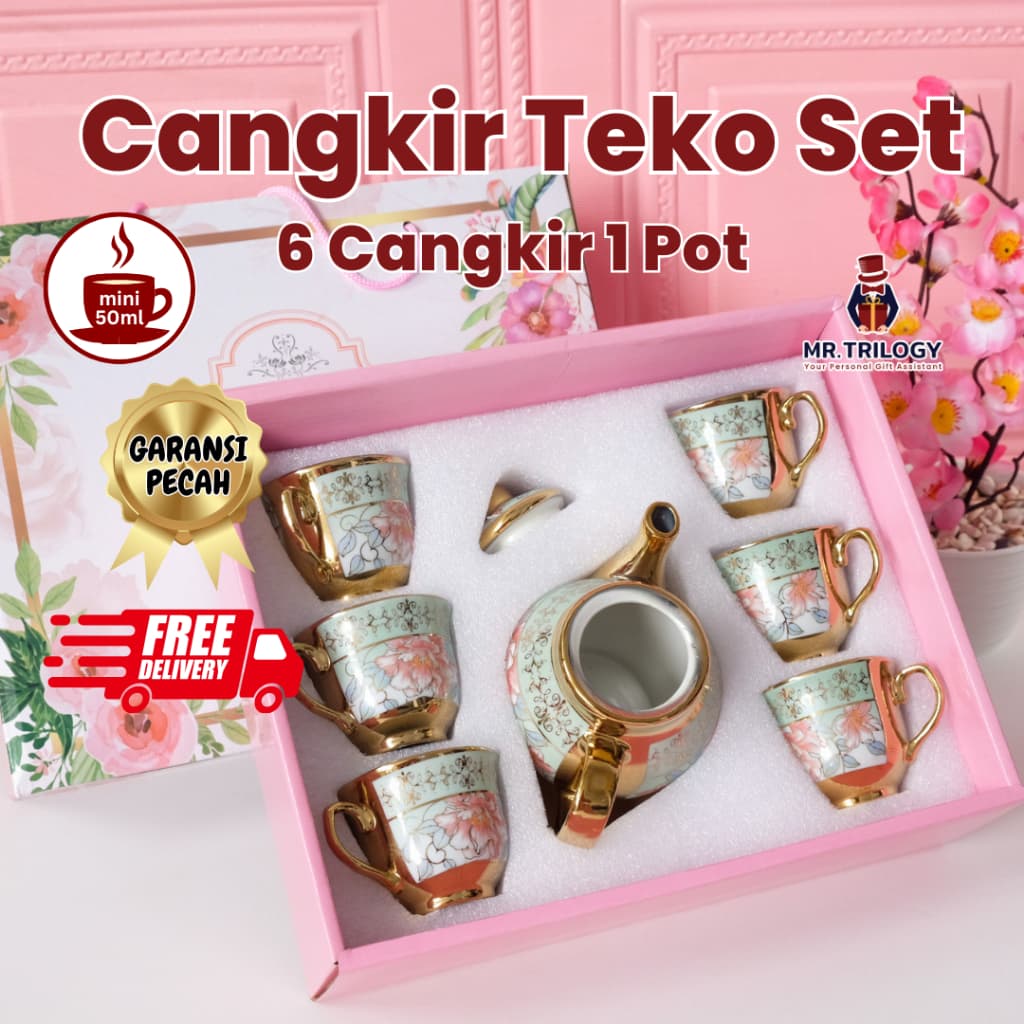 Review Cangkir Teko Set Keramik: Mewah & Estetik!
