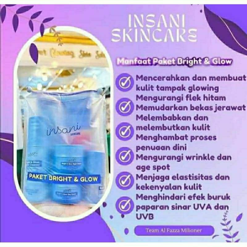 InsaniSkincare Bright & Glow: Rahasia Kulit Cerah & Glowing!