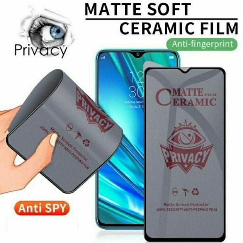 Tempered Glass Ceramic Matte Spy Vivo Y Series: Privasi Aman, Layar Nyaman!