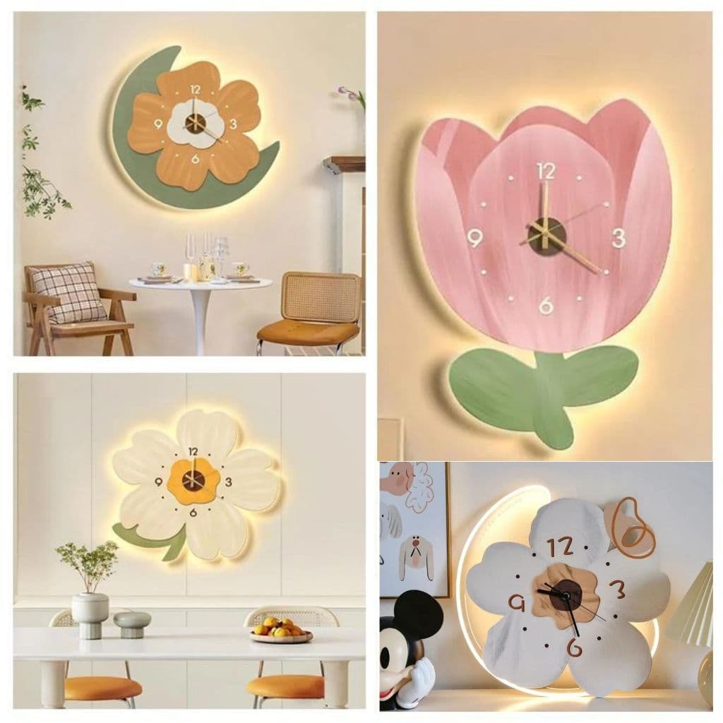 Review Jam Dinding RC 198: Dekorasi Boho Aestetik dengan Sentuhan LED