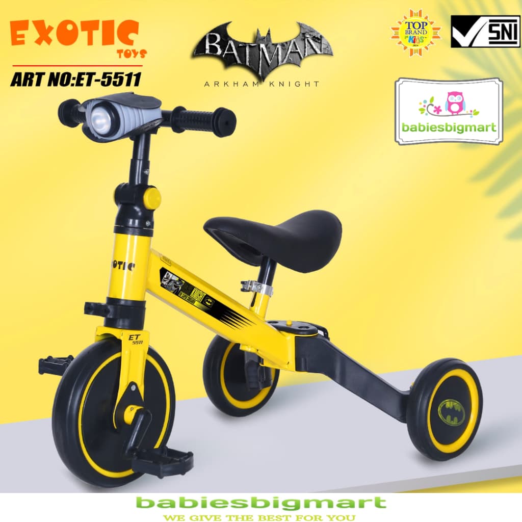 Review Sepeda Anak 3-in-1: Balance Bike & Tricycle Jadi Satu!