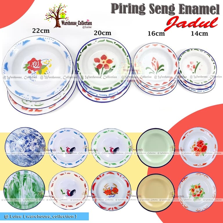 Piring Seng Kembang Blirik: Nostalgia di Meja Makan, Bikin Makan Makin Lahap!