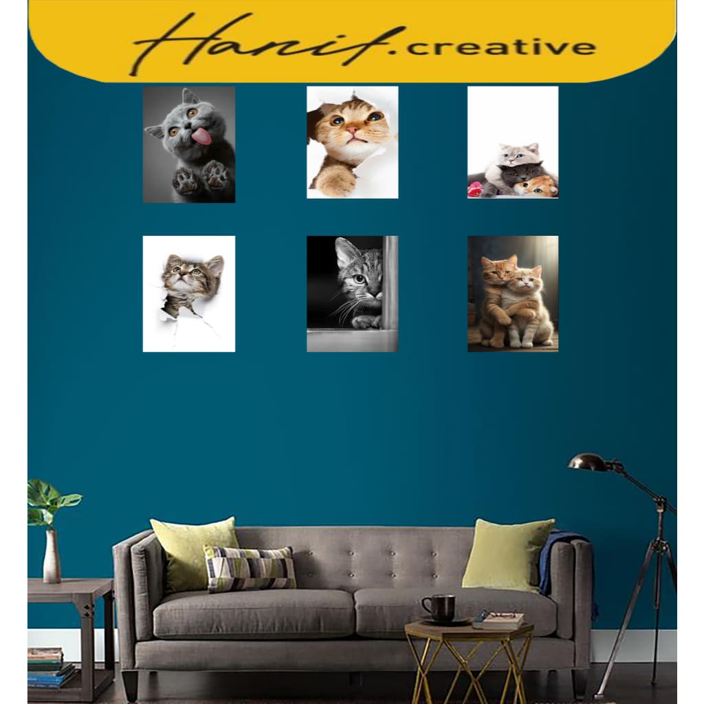 Review Poster Kucing MDF: Dekorasi Dinding Gemoy & Murah