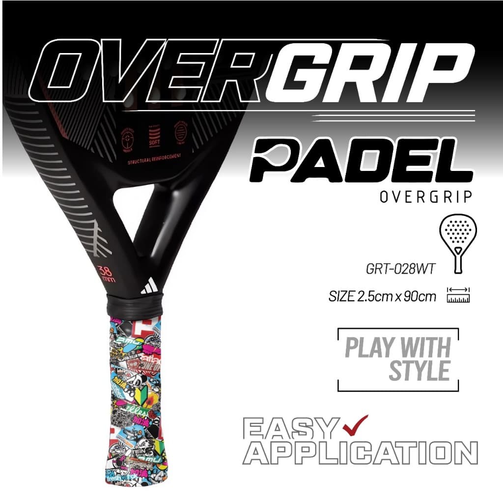 JDM Bomb Overgrip: Ledakan Gaya & Performa di Lapangan Padel!