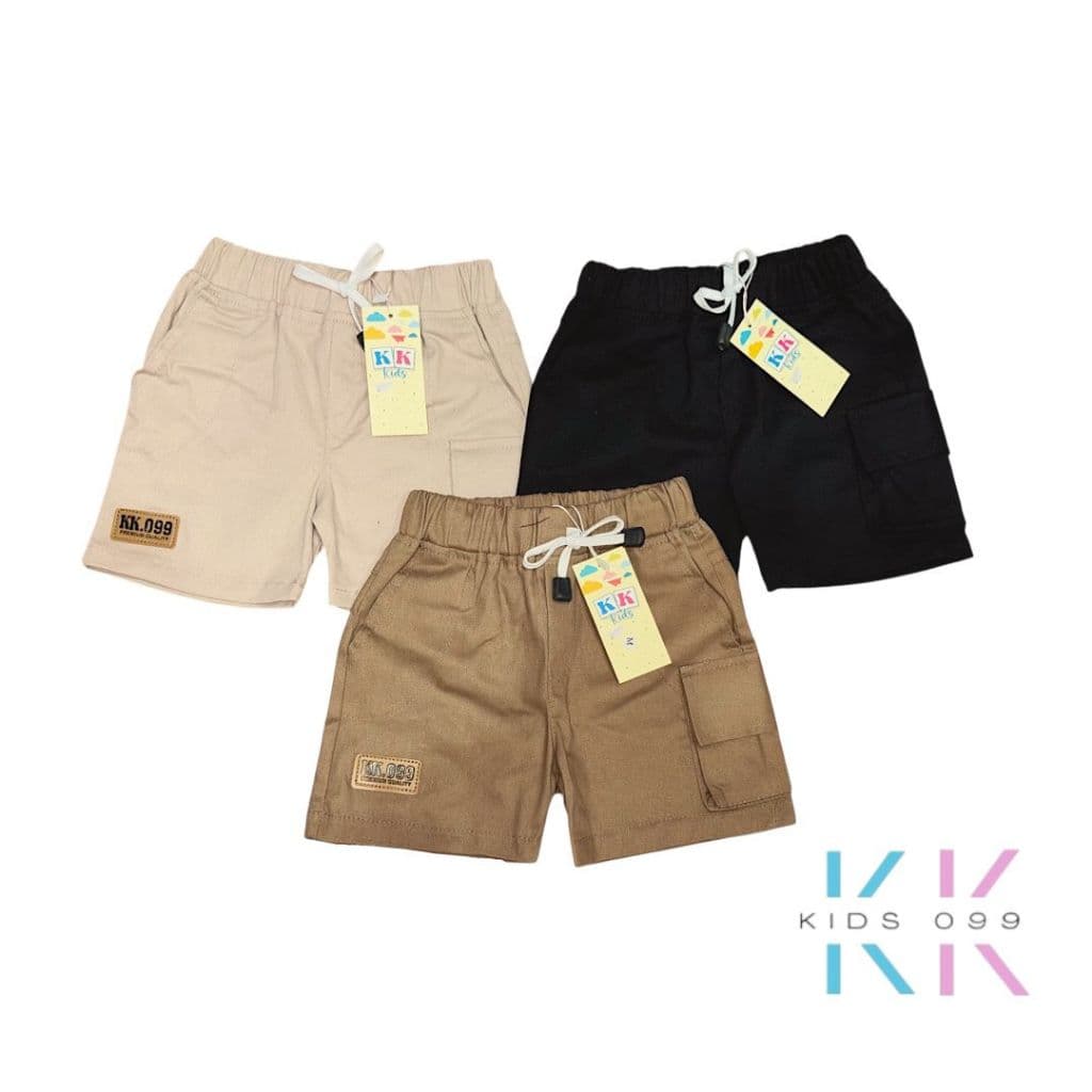 Review KK KIDS: Celana Cinos Pendek Anak Katun Stretch Nyaman