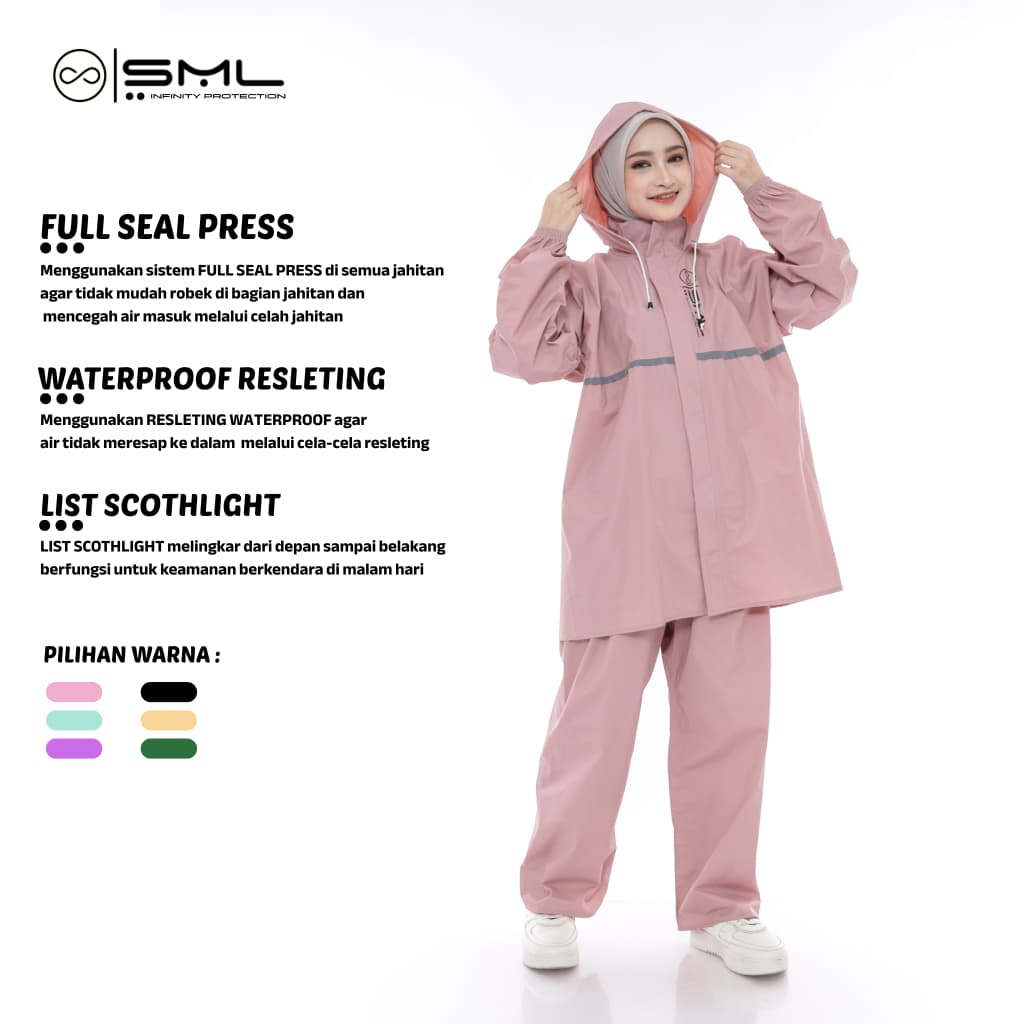 Review Jas Hujan Full Seal Press Anti Rembes PVC Tebal