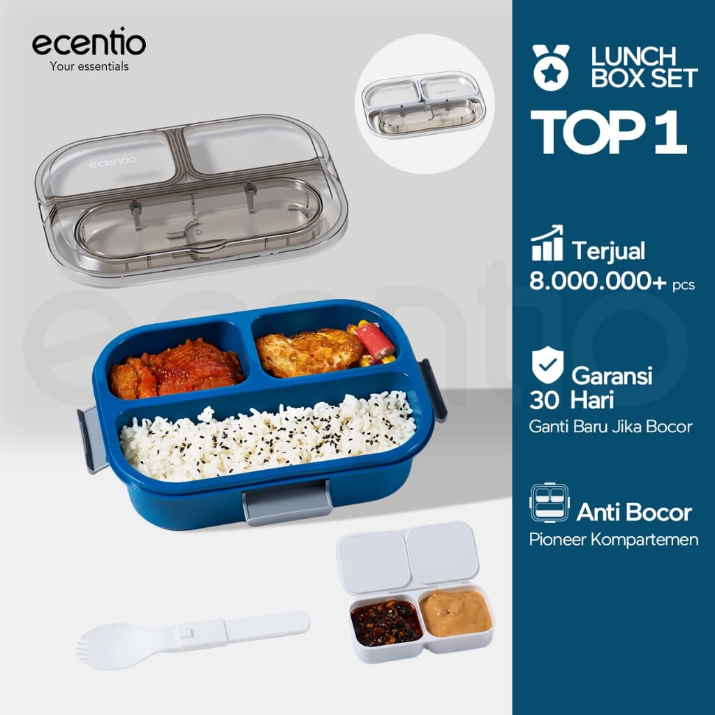 Review ecentio Lunch Box 2.0: Anti Tumpah, Anti Drama!