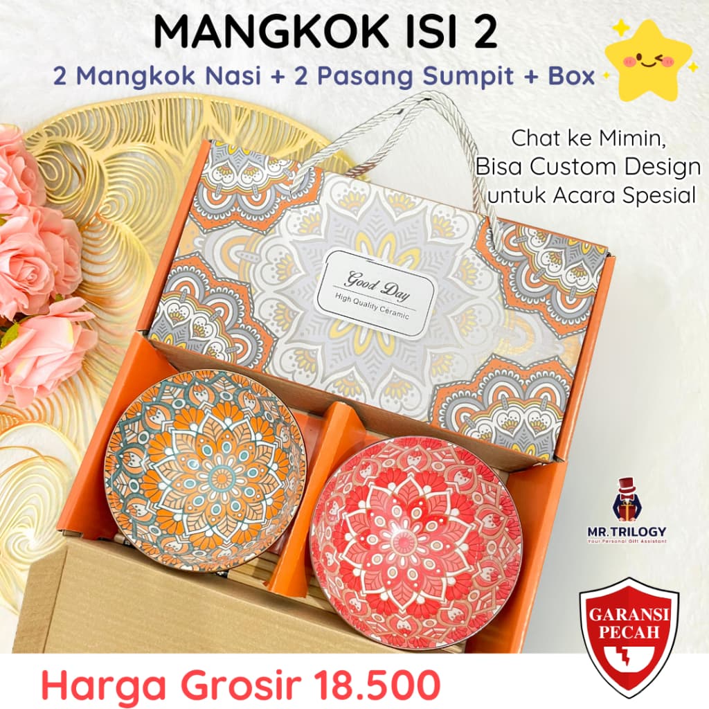 BOHEMIAN Classic: Hampers Mangkok Keramik Elegan untuk Segala Momen Spesial!