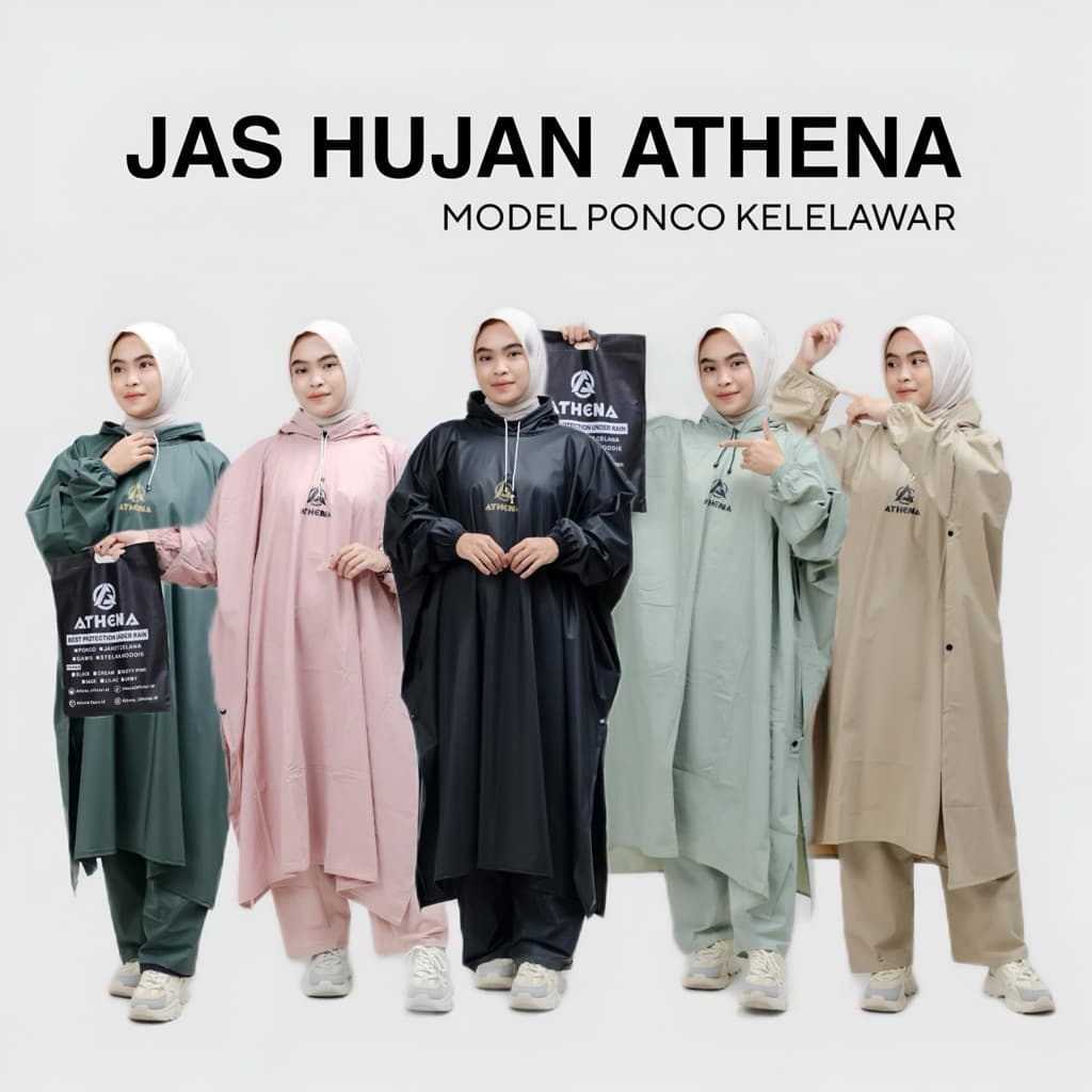 Review Jas Hujan Athena: Ponco Kelelawar Anti Rembes & Jumbo!
