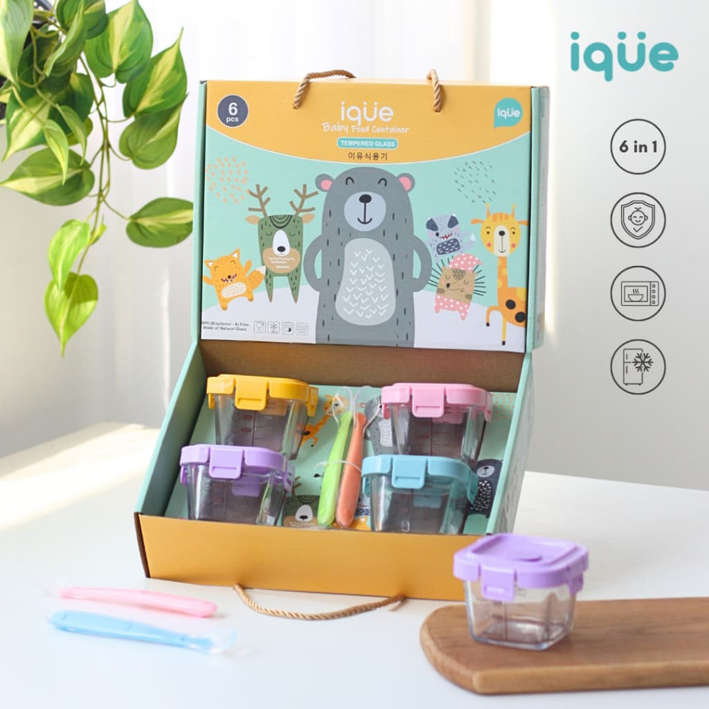 Review IQUE Set MPASI Kaca: Praktis, Aman & Estetik untuk Bayi