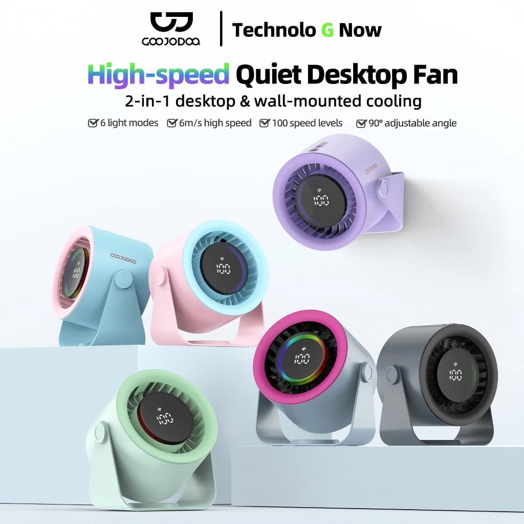 Review Goojodoq GFS008: Kipas Turbo 100 Speed, Kecil Tapi Galak!