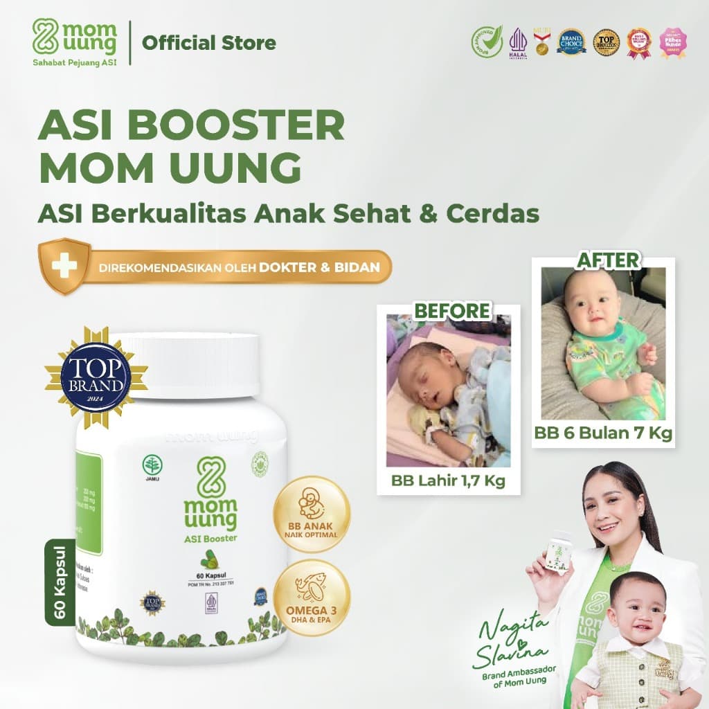 Review Mom Uung ASI Booster: Solusi ASI Deras & Luka Cepat Pulih?