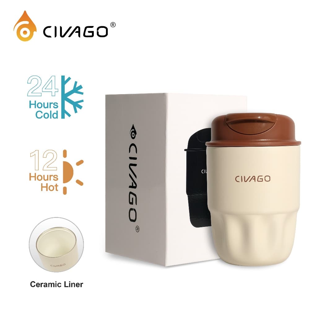 Review Tumbler CIVAGO: Kopi Enak Tanpa Rasa Besi!