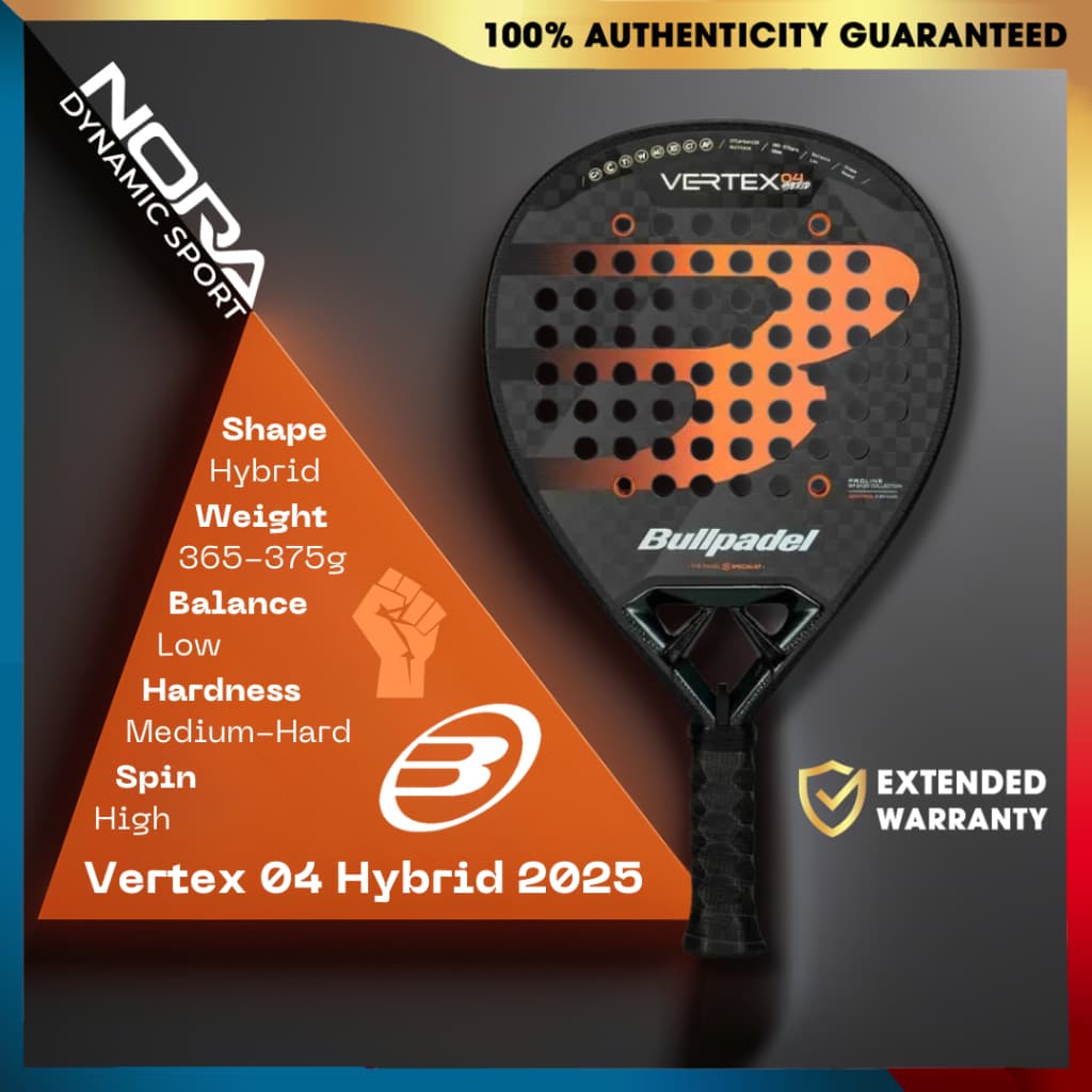 Bullpadel Vertex 04 Hybrid 2025: Raja Spin & Kontrol Padel!