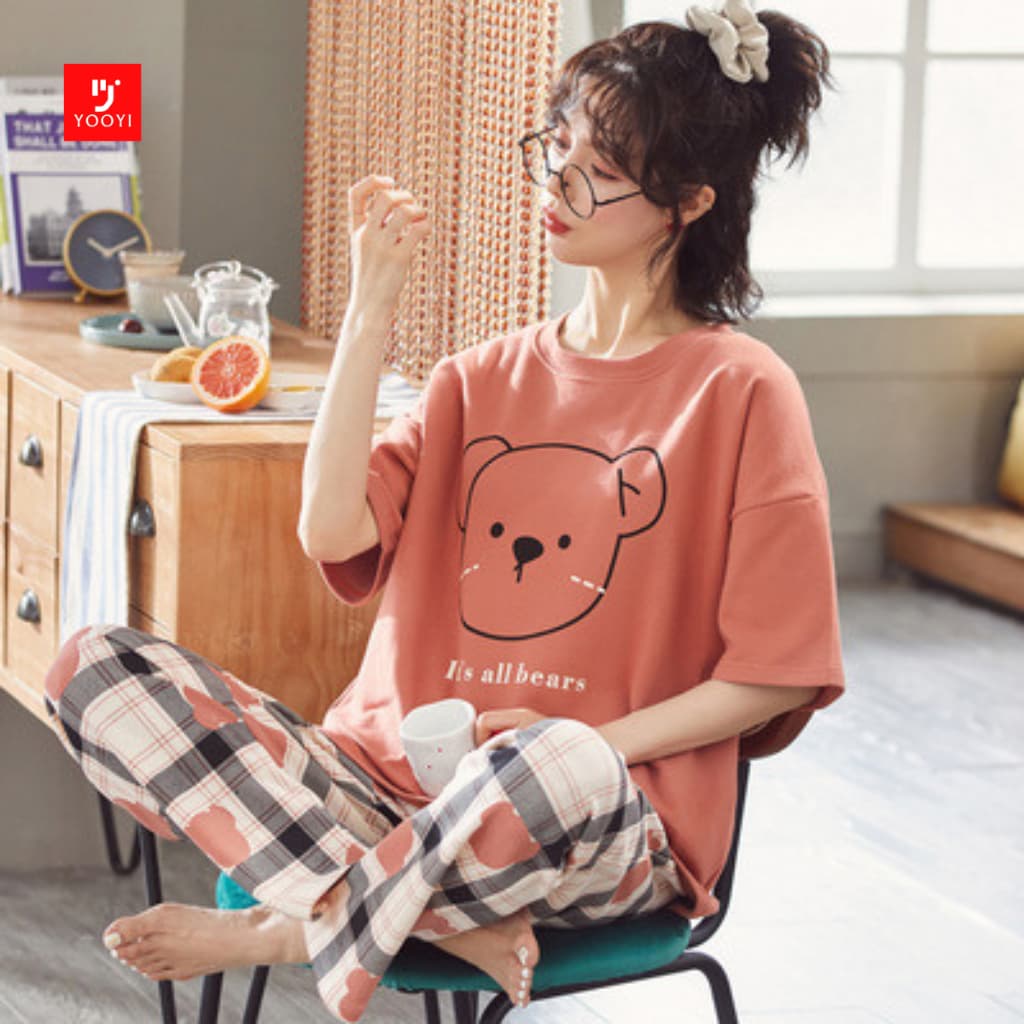 Piyama Yooyi 005: Baju Tidur Wanita Korea Lucu & Nyaman