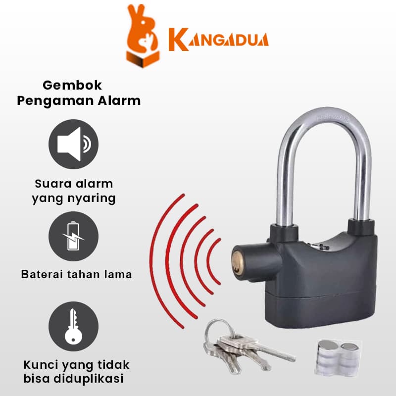KANGADUA Gembok Alarm Motor: Penjaga Setia Si Kuda Besi?