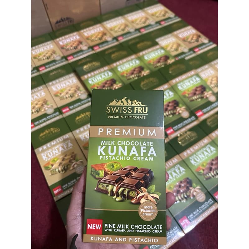 Review Swiss Fru Kunafa Pistachio: Coklat Dubai Viral!