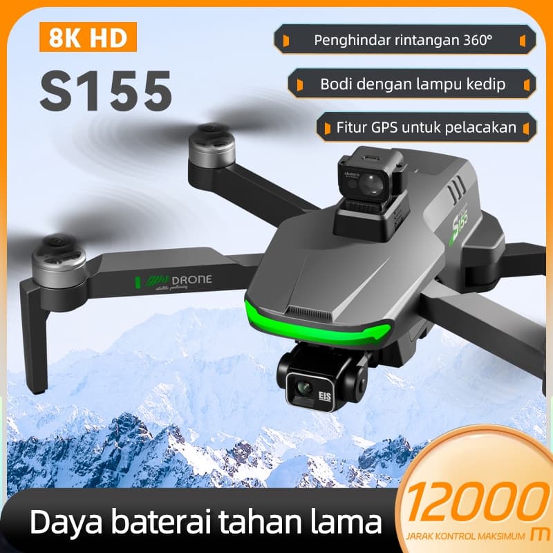 Review Drone S155: Pilot Dadakan dengan Kamera 8K?
