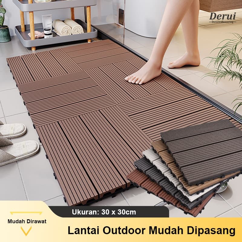 Review Lantai Decking Outdoor: Sulap Teras Jadi Vibes Villa Bali