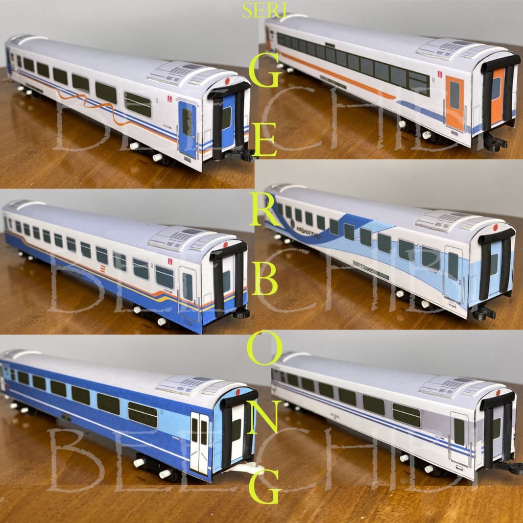 Review Miniatur Gerbong Kereta Api Indonesia Handmade