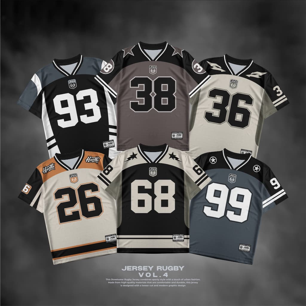 TORQUEFIT Jersey Streetwear 68: Gaya Retro & Olahraga Kekinian