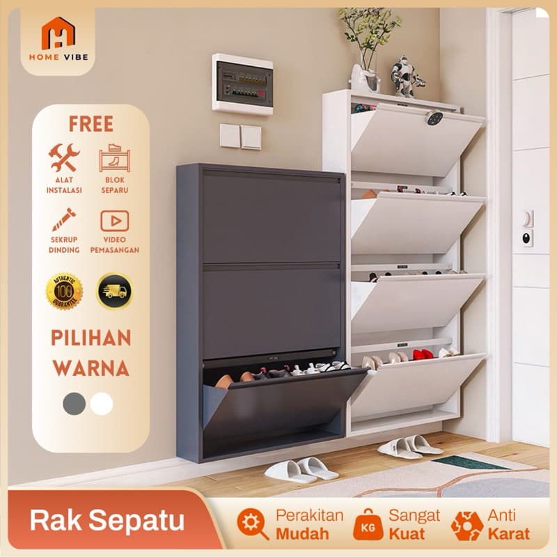 Review Rak Sepatu Besi Tertutup: Solusi Anti Debu!
