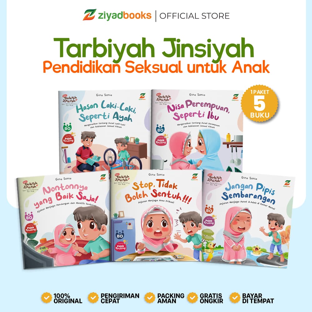 Review Buku Seri Tarbiyah Jinsiyah: Edukasi Anak Jadi Mudah!