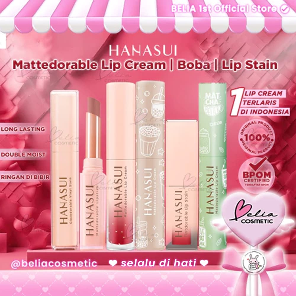 Review Hanasui Lip Cream Boba: Manis di Bibir, Enteng di Kantong!