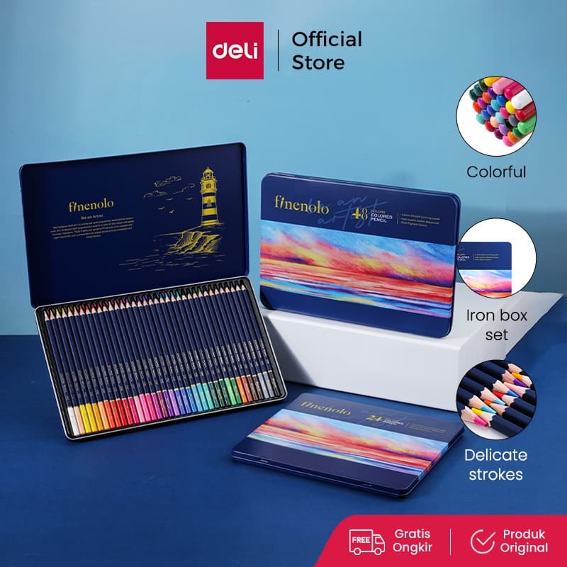 Review Pensil Warna Deli EC122 Hybrid Tech: Cerah & Halus!