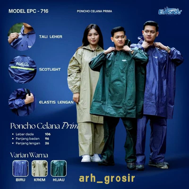 Review Jas Hujan Elmondo Prima 716: Anti Basah, Anti Ribet!