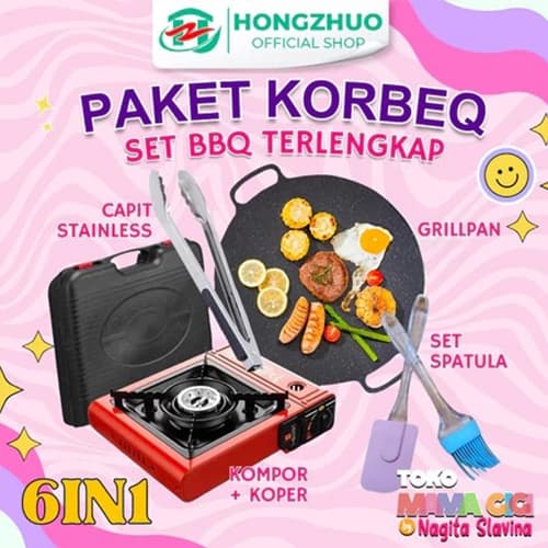 Review HONGZHUO BBQ 6IN1: Paket Sat-Set Buat Bakaran!